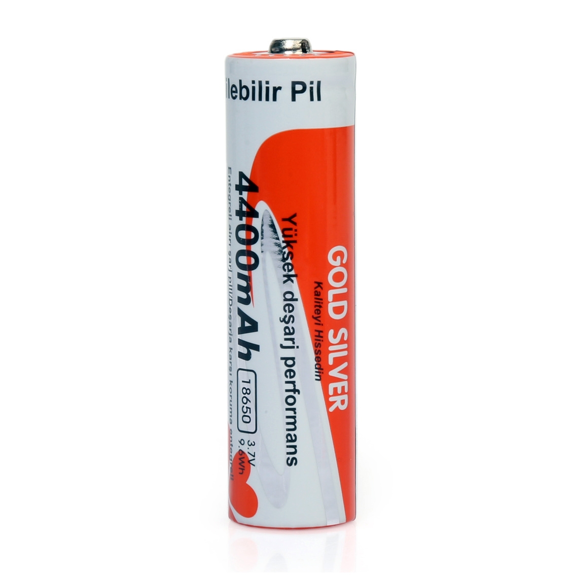 Gold%20Siver%2018650%203.7V%204400%20mAh%20Li-ion%20Şarjlı%20Pil