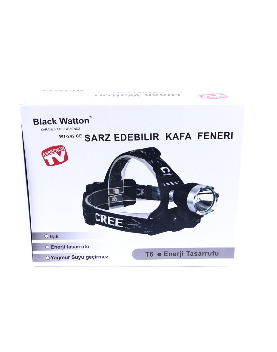 Watton%20WT-242%20800%20Lümen%20T6%20Şarjlı%20Kafa%20Feneri