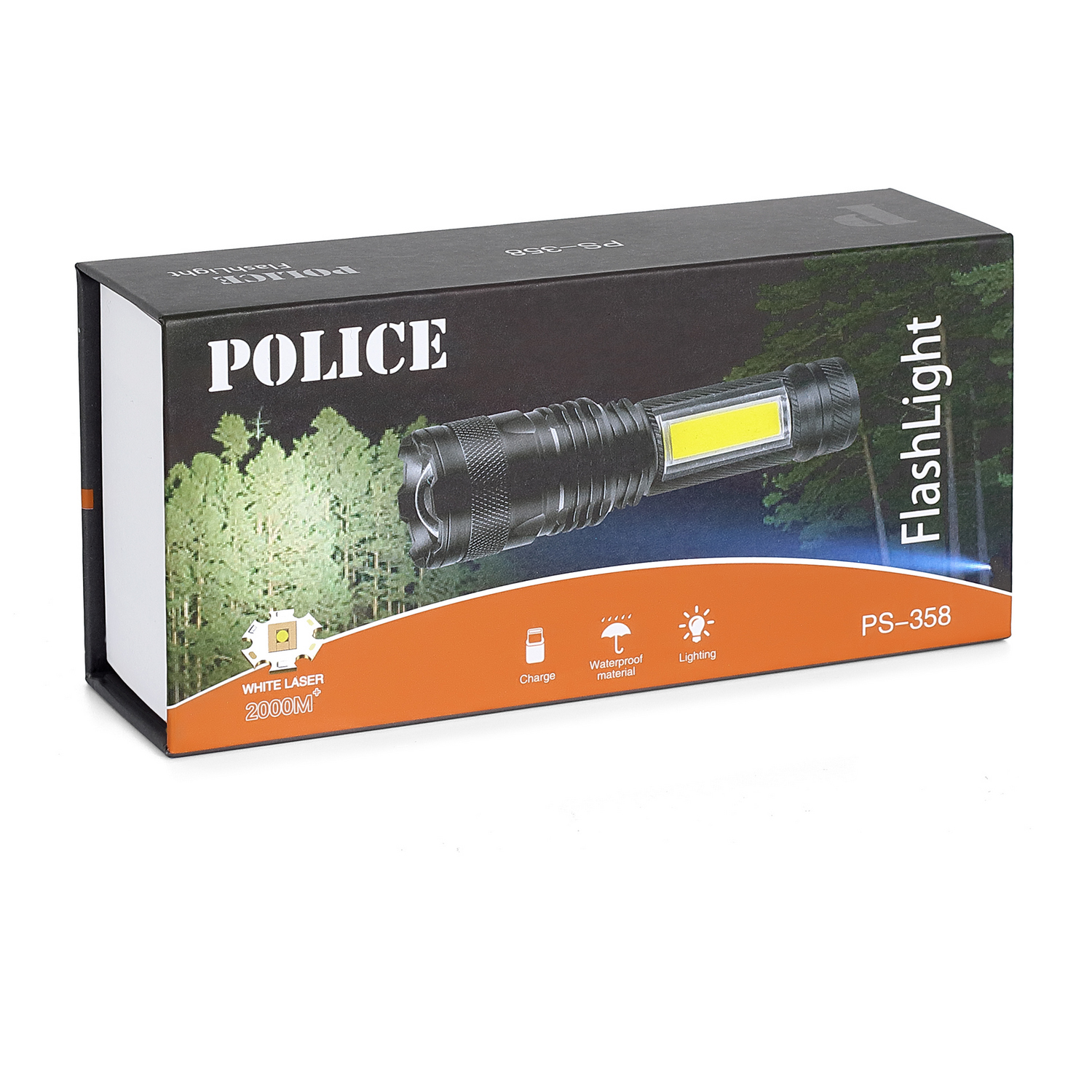 Police%20PS-358%20P50%20LED%20Zoomlu%20USB%20Şarjlı%20El%20Feneri