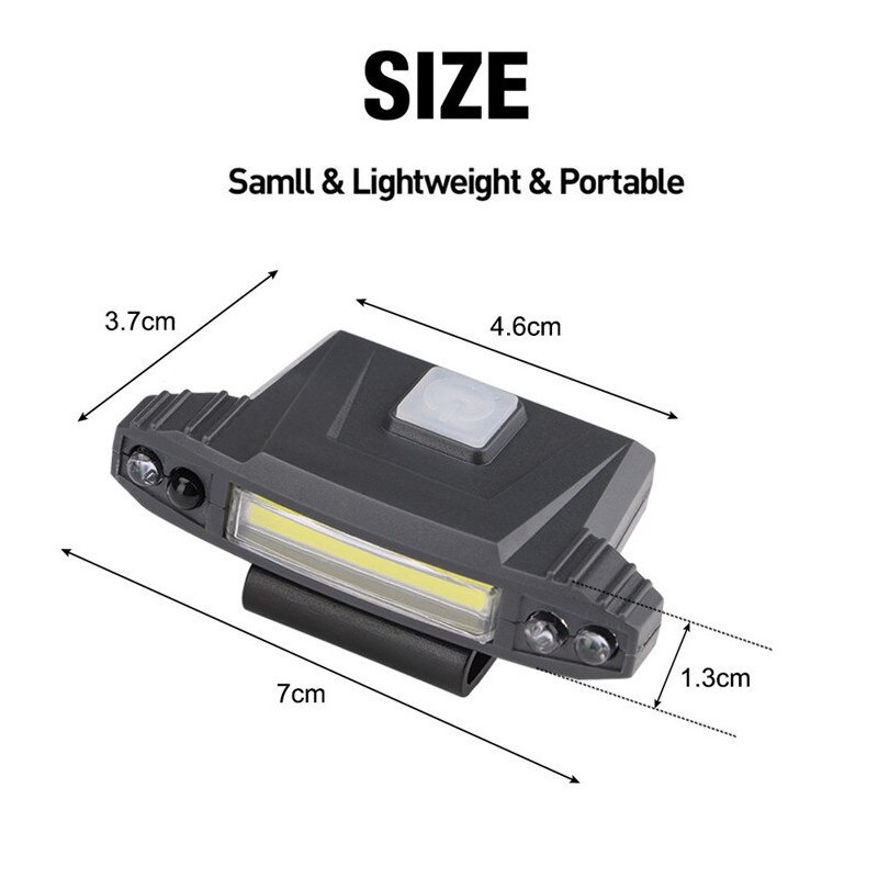 Watton%20WT-606%20COB%20LED%20+%204LED%20100%20Lümen%20USB%20Şarjlı%20Şapka%20Feneri